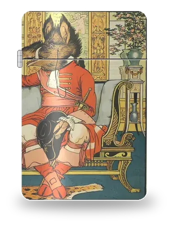 Beauty and the Beast by Walter Crane — art case for a lighter insert