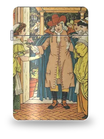 Beauty and the Beast: The Return by Walter Crane — art case for a lighter insert