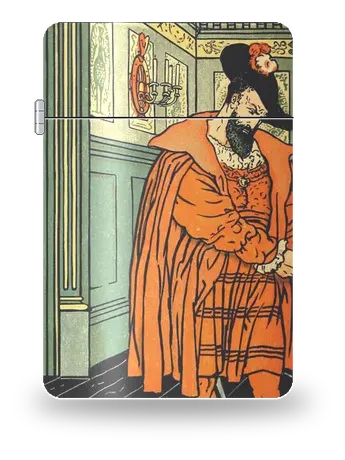 La Barbe bleue de Walter Crane – boîtier d’art pour insert de briquet