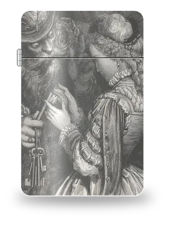 Blaubart von Gustave Doré – Kunsthülle für einen Feuerzeugeinsatz