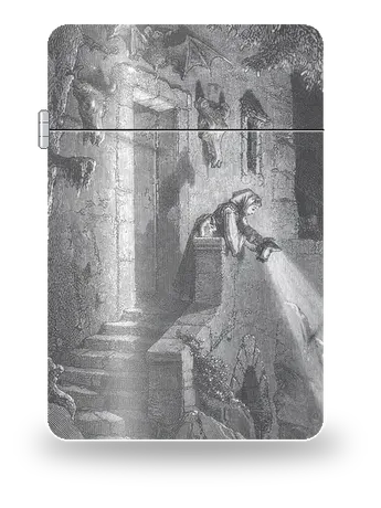 Pollicino di Gustave Doré – cover d’arte per inserto di accendino