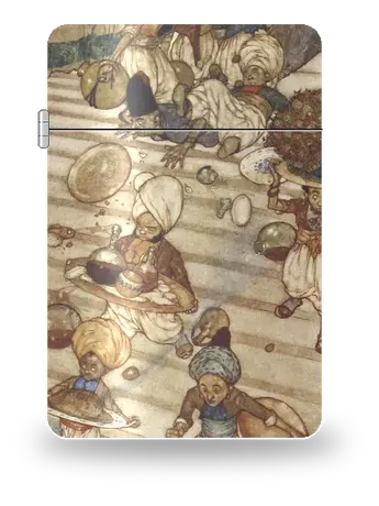 Arabian Nights: The Palace Raised in a Night by Edmund Dulac — art case for a lighter insert