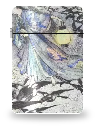 Gli amanti delle stelle di Warwick Goble – cover d’arte per inserto di accendino