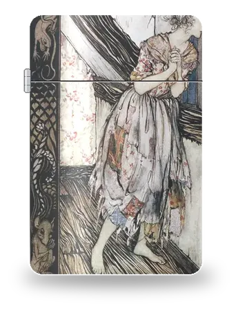 Cinderella by Arthur Rackham — art case for a lighter insert