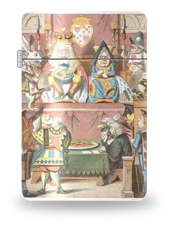The Trial of the Knave of Hearts by John Tenniel — art case for a lighter insert