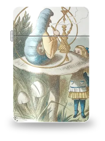 Advice from a Caterpillar by John Tenniel — art case for a lighter insert