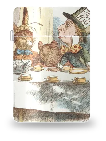 A Mad Tea-Party by John Tenniel — art case for a lighter insert