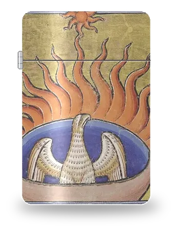 The Phoenix in the Flames by Aberdeen Bestiary — art case for a lighter insert