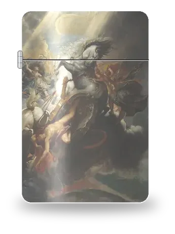 La caduta di Fetonte di Pieter Paul Rubens – cover d’arte per inserto di accendino