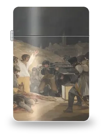 3 maggio 1808 di Francisco Goya – cover d’arte per inserto di accendino