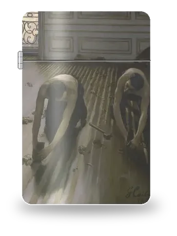 The Floor Scrapers by Gustave Caillebotte — art case for a lighter insert