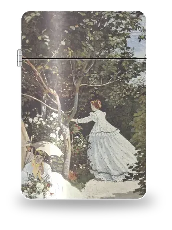 Femmes au jardin de Claude Monet – boîtier d’art pour insert de briquet