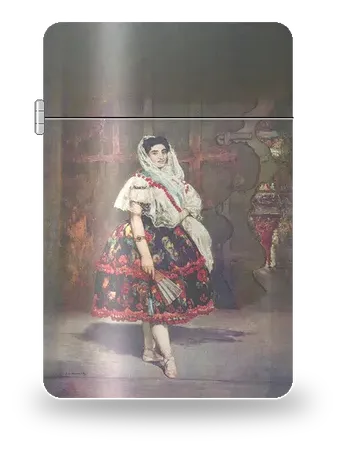 Lola de Valence di Édouard Manet – cover d’arte per inserto di accendino