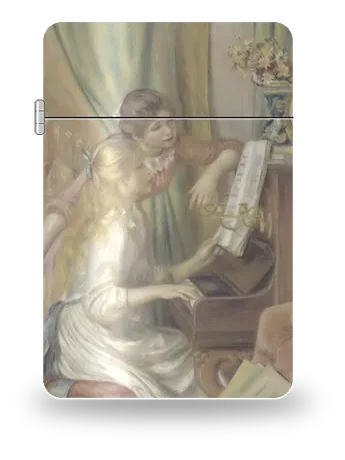 弹钢琴的少女（皮埃尔-奥古斯特·雷诺阿）艺术外壳