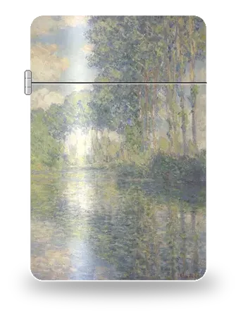 Poplars on the Epte by Claude Monet — art case for a lighter insert