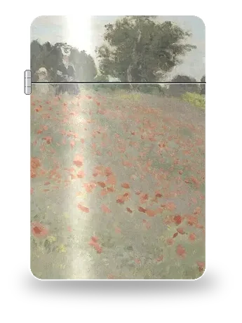 I papaveri di Claude Monet – cover d’arte per inserto di accendino