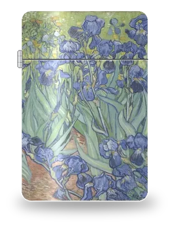 Iris de Vincent van Gogh – boîtier d’art pour insert de briquet