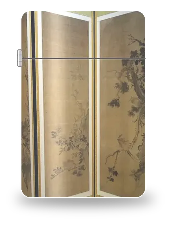Blossoming Plants with Birds and Animals II by Jang Seung-eop (Owon) — art case for a lighter insert