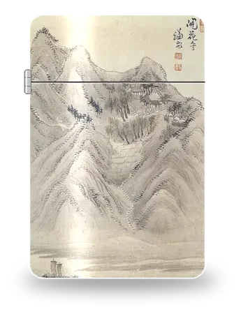 Gaehwasa Temple by Jeong Seon (Gyeomjae) — art case for a lighter insert