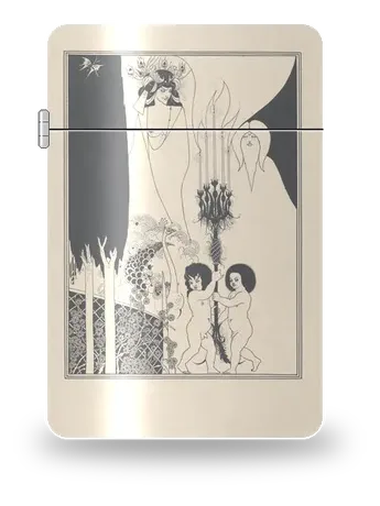 The Eyes of Herod (Salome) by Aubrey Beardsley — art case for a lighter insert