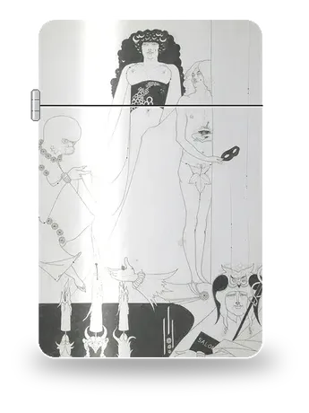 Enter Herodias (Salome) by Aubrey Beardsley — art case for a lighter insert