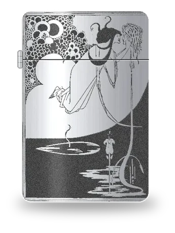The Climax (Salome) by Aubrey Beardsley — art case for a lighter insert