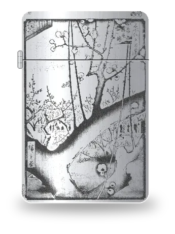 Plum Park in Kameido by Utagawa Hiroshige — art case for a lighter insert