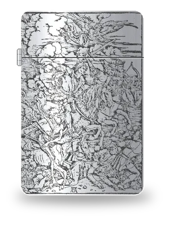 The Four Horsemen of the Apocalypse (Laser Engraved) by Albrecht Dürer — art case for a lighter insert
