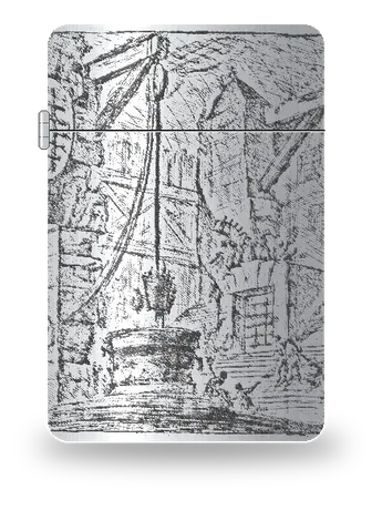 Carceri d'invenzione, Plate XIII: The Well by Giovanni Battista Piranesi — art case for a lighter insert