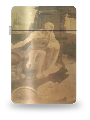 Saint Jerome in the Wilderness by Leonardo da Vinci — art case for a lighter insert