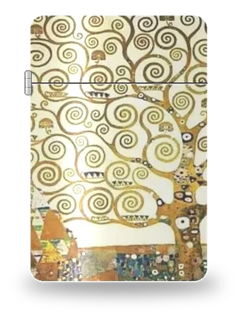 L'albero della vita di Gustav Klimt – cover d’arte per inserto di accendino