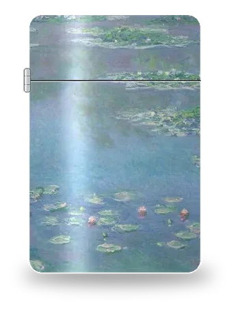 Seerosen von Claude Monet – Kunsthülle für einen Feuerzeugeinsatz