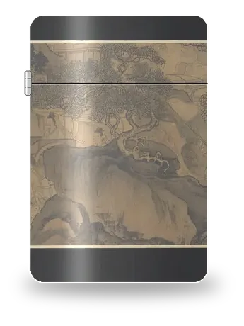 Duke Wen of Jin Recovering His State (detail) by Li Tang — art case for a lighter insert