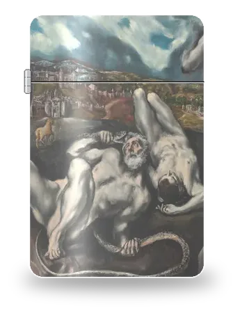 Laocoön by El Greco — art case for a lighter insert