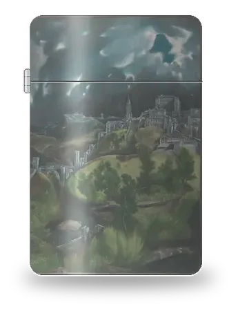 View of Toledo by El Greco — art case for a lighter insert