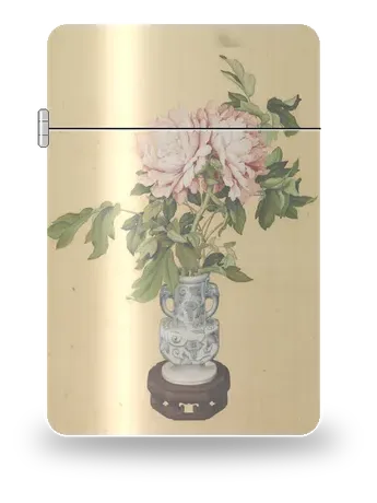 Vaso di fiori di Giuseppe Castiglione (Lang Shining) – cover d’arte per inserto di accendino