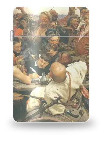 Reply of the Zaporozhian Cossacks by Ilya Repin — art case for a lighter insert