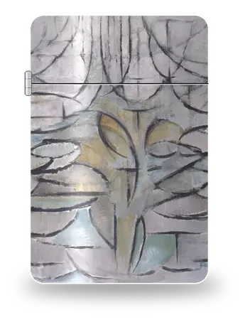 Melo in fiore di Piet Mondrian – cover d’arte per inserto di accendino