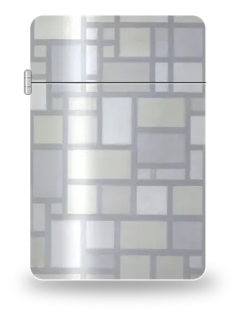 Composition with Light Colors and Grey Contours (Grid 7) by Piet Mondrian — art case for a lighter insert