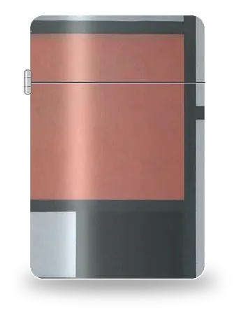 Composizione con grande piano rosso di Piet Mondrian – cover d’arte per inserto di accendino