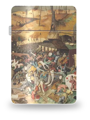 Der Triumph des Todes von Pieter Bruegel der Ältere – Kunsthülle für einen Feuerzeugeinsatz