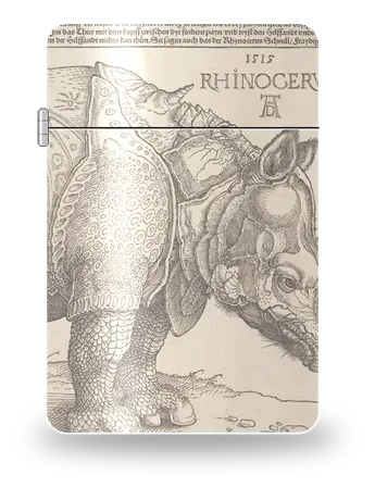 Le Rhinocéros de Albrecht Dürer – boîtier d’art pour insert de briquet