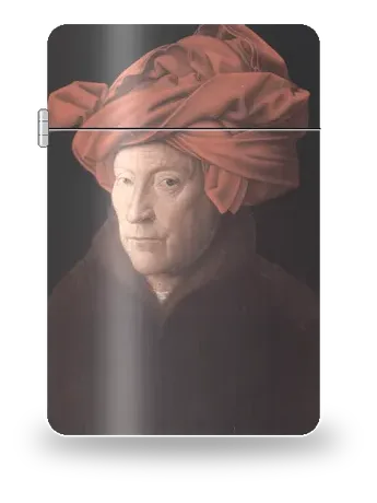 Portrait of a Man in a Red Turban by Jan van Eyck — art case for a lighter insert
