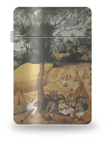 Die Kornernte von Pieter Bruegel der Ältere – Kunsthülle für einen Feuerzeugeinsatz