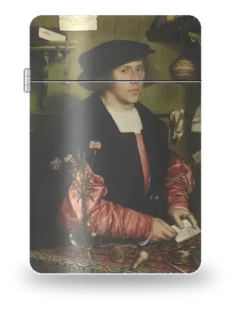 The Merchant Georg Gisze by Hans Holbein the Younger — art case for a lighter insert