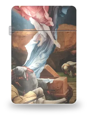 Altare di Isenheim: la Resurrezione di Matthias Grünewald – cover d’arte per inserto di accendino