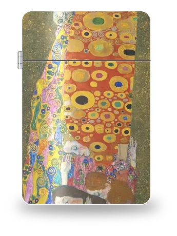Die Hoffnung II von Gustav Klimt – Kunsthülle für einen Feuerzeugeinsatz