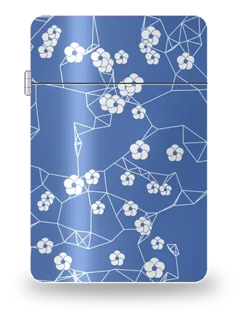 Ghiaccio incrinato e pruno di Ming–Qing – cover d’arte per inserto di accendino