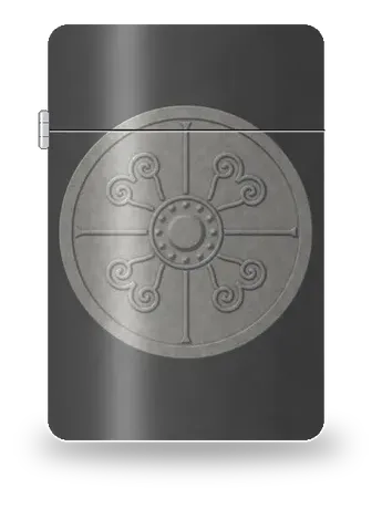 Antefissa a nuvole Qin–Han di Qin–Han – cover d’arte per inserto di accendino