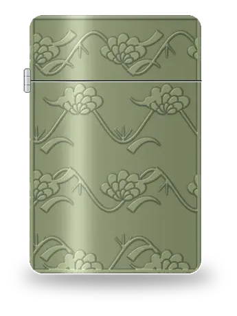 Rinceau de pivoines de Yaozhou de Song–Yuan – boîtier d’art pour insert de briquet